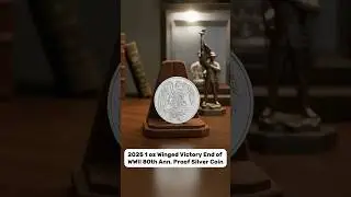 2025 1 oz Winged Victory End of WWII 80th Ann. Proof Silver Coin Perth Mint