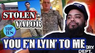 Top 10 Stolen Valor Moments- AMERICAN REACTS