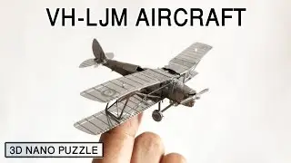 3D Metal Model Kit - metalearthDe Havilland Tiger Moth Nano Puzzle