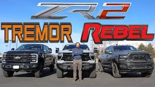 2024 Ram Rebel vs 2024 Ford Tremor vs 2024 Chevy ZR2: Which Diesel Truck Is Best?