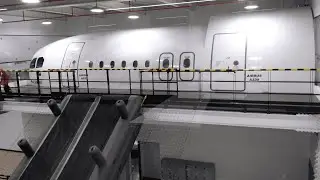 Cabin Emergency Evacuation Trainer A320 Demo - Nediar