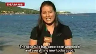 Irena Smith live from the Waka Ama World Sprint Champs in Noumea Te Karere 25 May 2010.wmv