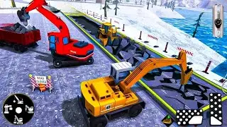 Construction Simulator JCB Road Excavator - لعبة محاكاة بناء الطرق - Android GamePlay 