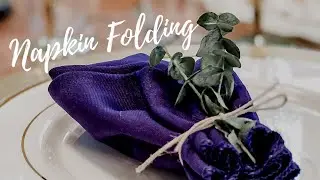 Simple & Elegant Napkin Folding DIY