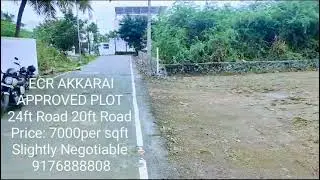 ECR AKKARAI APPROVED PLOT FOR SALE | SHALOM REALTY 9176888808