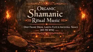 Organic Shamanic Ritual Music | Deep Frame Drum | Lakota Flute | Ancestral Trance | Shamanic Journey