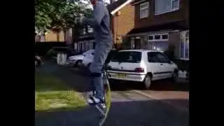 Powerisers Jumping Stilts Extreme Brain Injury Fail