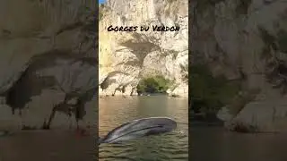 Kayak through France 🇫🇷 most beautiful arch!