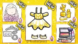 NEW!✨😱UNLOCK GOLDEN OUTFITS COLLECTION SUPER SECRETS IN AVATAR WORLD💎🛍️PAZU