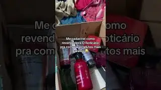 ME TORNEI REVENDEDORA O BOTIC&Aacute;RIO PRA COMPRAR PRODUTOS MAIS BARATO.