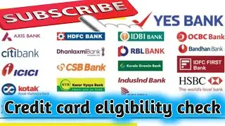 How to check credit cards eligibility to apply #applynow #creditcard #loan #tamil