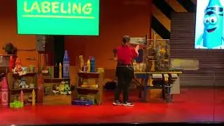 Crayola experience Orlando Crayon factory show