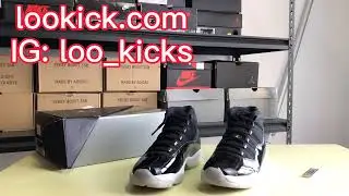 AIR JORDAN 11 RETRO BLACK CLEAR Real Shot Unboxing Video&mdash;&mdash;lookick