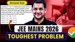 Jee Mains 2026 Toughest Problem