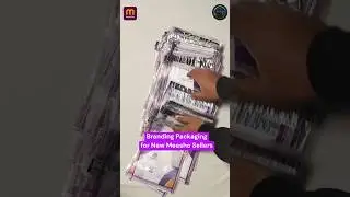 Meesho Branded Packaging #ecommerce #sellonmeesho #meeshohaul #onlinebusiness #packaging #meesho