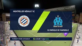 ⚽ Montpellier vs Marseille ⚽ | Ligue 1 (10/04/2021) | Fifa 21
