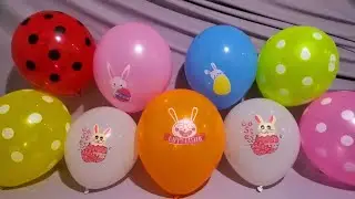 FUN EASTER BUNNY BALLOONS POP!!!