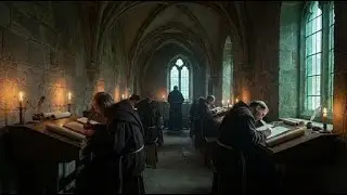 The Scriptorium Monk (850 AD) | Medieval History Sleep Story (Rain on Stone & Quill ASMR)