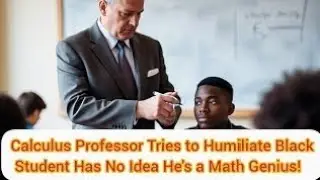 Calculus Professor Tries to Humiliate Black Student Has No Idea He's a Math Genius