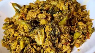 Broccoli Egg Poriyal | Healthy and Tasty Poriyal | Broccoli Curry in Tamil | How to Cook Broccoli