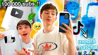 VLOG: Modrá Matcha, Nový iPhone 14 a iOS 16, Silver Button Unboxing, 