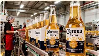 Inside a Giant Beer Factory: From Barley to Ice-Cold Bottle