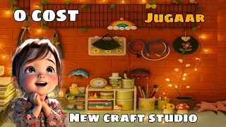 &ldquo;New DIY Craft Studio Tour | Made with 0 Rupees 😱💡&rdquo;/farah creative corner // how to make table