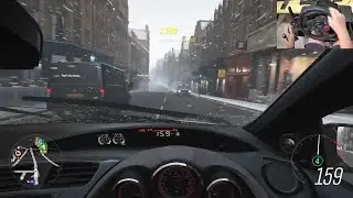 Honda Civic FK2 Speeding Through Traffic in London | Forza Horizon 4 FH4 | Logitech G29 Gameplay