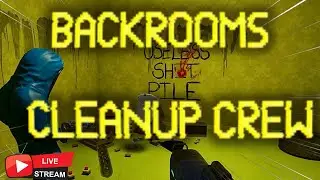 POWER WASHING SIMULATOR IN THE BACKROOMS!? | Backrooms Cleanup Crew