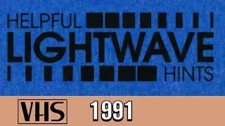 Helpful LightWave 3D Hints Vol. 2 (1991 Commodore Amiga NewTek Video Toaster Instructional VHS)