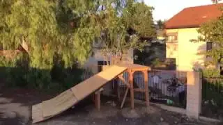 horrible backyard mini bike crash