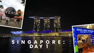 Arriving in Singapore 🇸🇬 + Marathon Race Kit Pickup | Day 1 Vlog