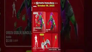 NEW FORTNITE ITEM SHOP! (October 19 2025) &ndash; DARK MAW BUNDLE + All Skins & Cosmetics Today