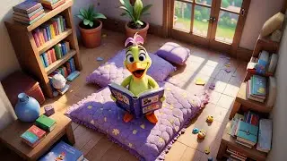 Daisy Duck Opens a Book | Reading Song for Kids | Fun Nursery Rhymes and Toddler Learning Songs