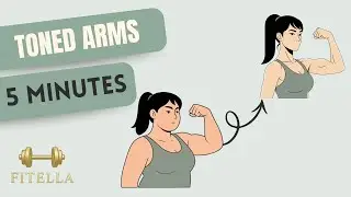 5 Minute Arm Toning Workout 💪 | At Home