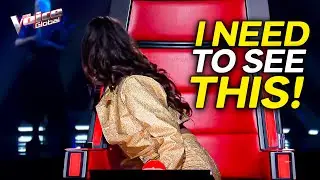 Coaches Couldn't Resist... They PEEKED! | The Voice Global