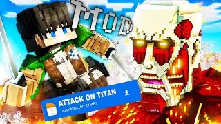 Attack On Titen Mod Minecraft PE Download | 2025 | New | #addon #minecraft