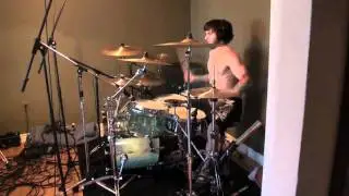 Juggernaut Studio Footage - Tim Burak Recording Drums