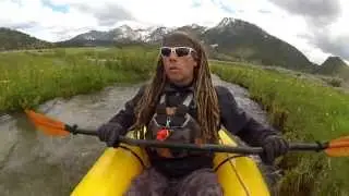 Paddling Hell Roaring Creek, Montana