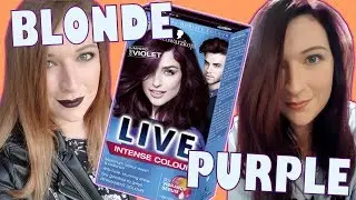I Dyed my Hair Purple!!!  -  Going from Blonde to Purple