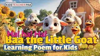 Baa the Little Goat 🐐✨ | Happy Animal Friends Song | Kids Animation