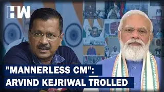 BJP Slams Arvind Kejriwal For Mannerless Behavior At Covid Review Meet |