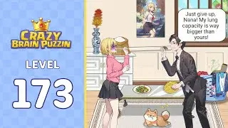 Crazy Brain Puzzle Level 173 Blow the cockroach