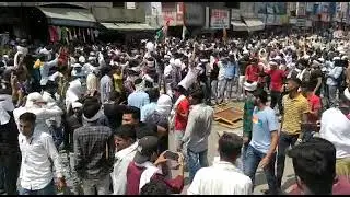 Rewari mein police  per hamla