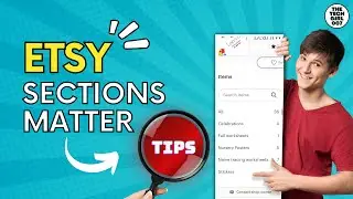 ✅ Increase Etsy views | Better SEO with ETSY SECTIONS | More Etsy sales | How to add Etsy sections
