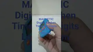 MAGNETIC Digital Kitchen Timer Big Digits Loud Alarm Display