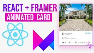 React + Framer Motion Animated Card