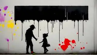 Frame TV Art | Banksy Style #8 | Graffiti Street Art | Screensaver For TV | Lofi Music