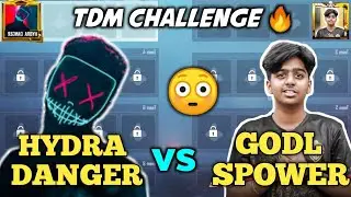 Hydra Danger vs Spower gaming 2v2 tdm challenge | Godl Spower vs Hydra Danger | Bgmi Live
