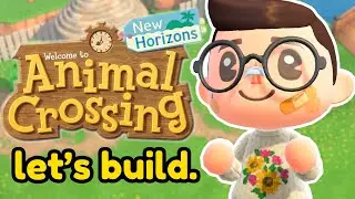 🔴 Animal Crossing Build and Chat!! | Meadowcore Time!